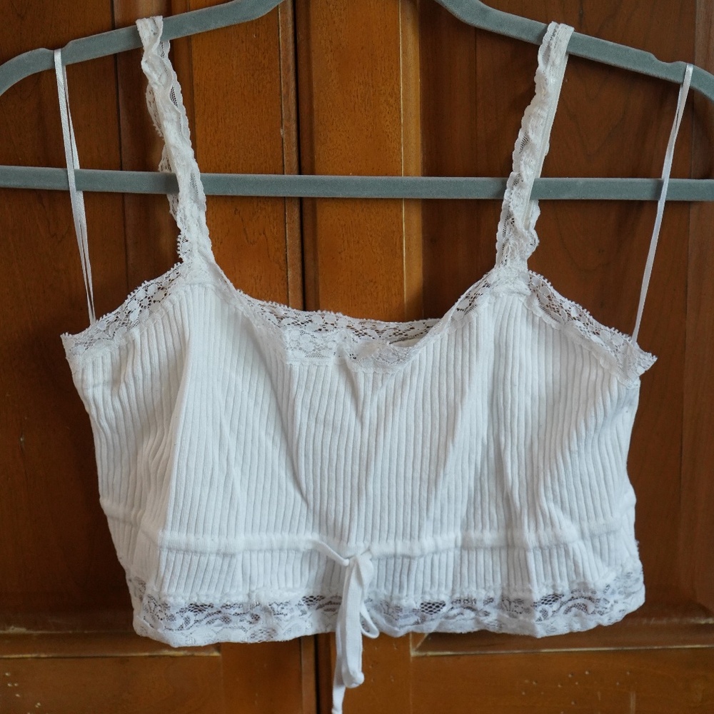 Garage White Tank Top Camisole